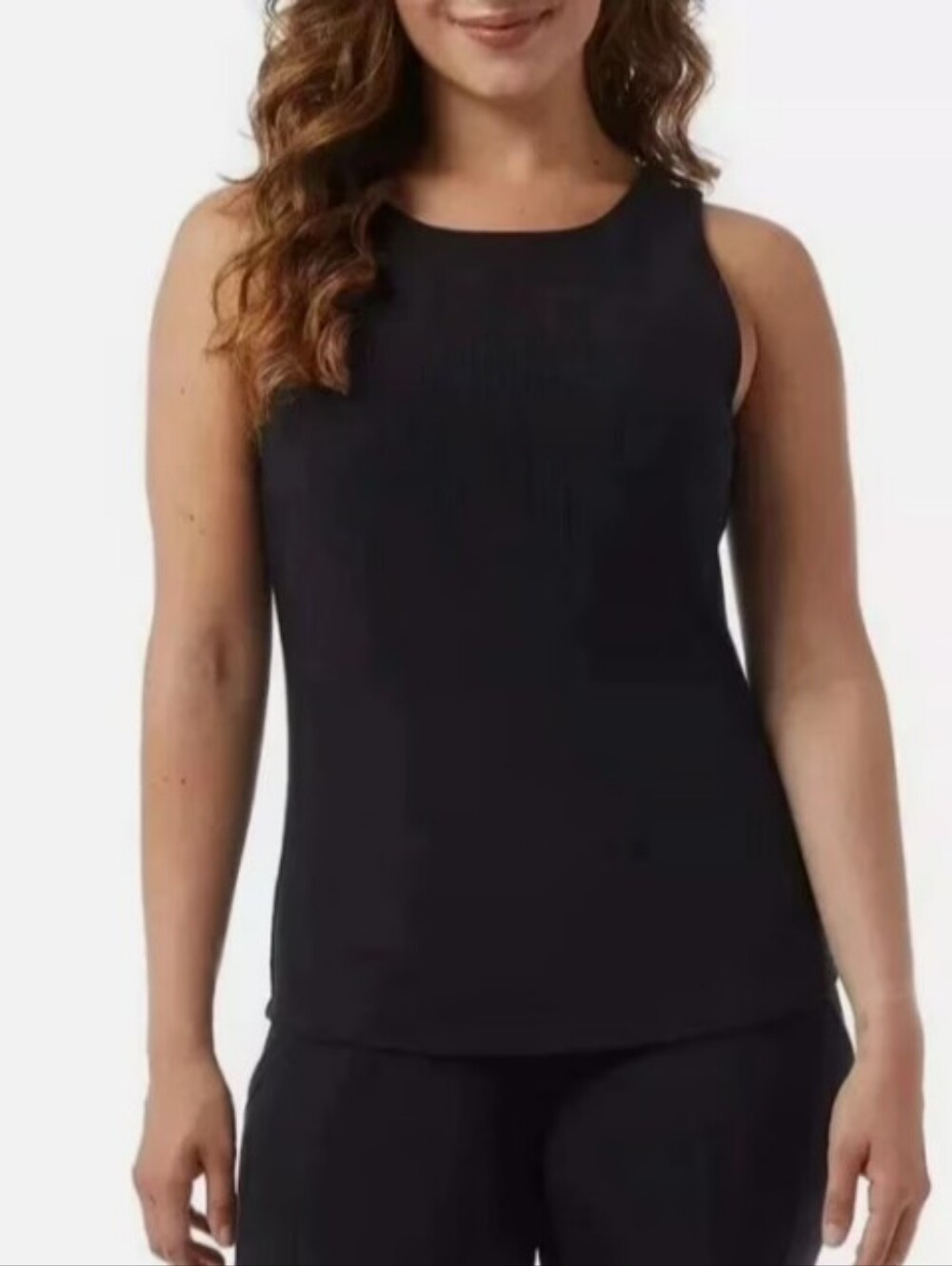 New 32 Degrees Cool Tank Built-in Bra Black Size XL NWT